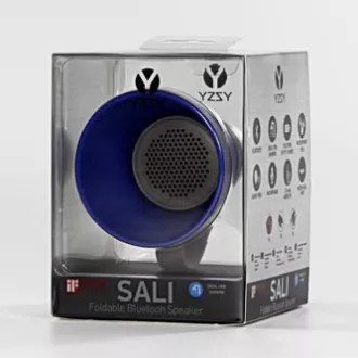 YZSY Bluetooth zvučnik SALI, 1.0, 3W, plavi, kontrola glasnoće, sklopivi, vodootporan