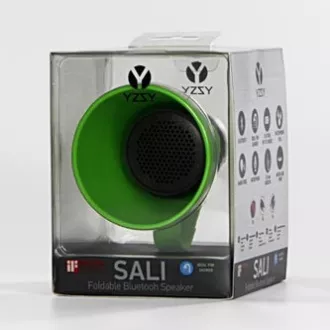 YZSY Bluetooth zvučnik SALI, 1.0, 3W, zeleni, kontrola glasnoće, sklopivi, vodootporan, NA AKCIJI