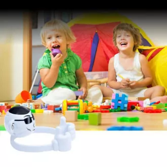 Promate Bluetooth zvučnik Ape, Li-Ion, 1.0, 3W, bijeli, dječji, držač za telefon, PRETPRODAJA