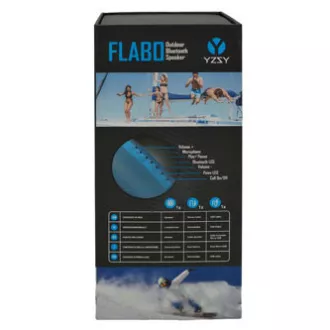 YZSY Bluetooth zvučnik FLABO, 2x5W, plavi, kontrola glasnoće, DOSTAVA