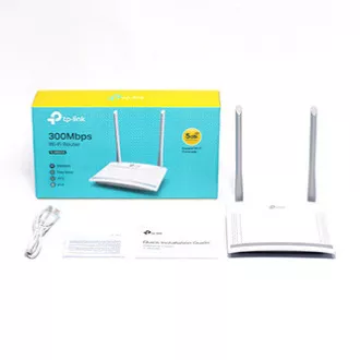 TP-LINK ruter TL-WR820N 2.4GHz, ekstender, pristupna točka, IPv6, 300Mbps, vanjska fiksna antena, 802.11n, VLAN, WPS, mreža za goste