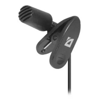 Defender, mikrofon na klip, MIC-109, bez kontrole glasnoće, crni, handsfree Defender, mikrofon na klip, MIC-109, bez kontrole glasnoće, crni, handsfree