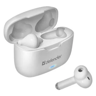 Defender Twins 903, slušalice s mikrofonom, bežične, bijele, in-ear, BT 5.0, TWS, tip punjača Bluetooth, AKCIJA