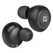 Defender Twins 638 slušalice s mikrofonom, bežične, crne, u uhu, BT 5.0, TWS, kutijica za punjenje tipa Bluetooth, RASPRODAJA