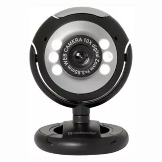 Defender C-110 web kamera, crno-siva 0.3 Mpix, USB 2.0, za prijenosno računalo/LCD