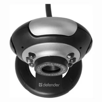 Defender C-110 web kamera, crno-siva 0.3 Mpix, USB 2.0, za prijenosno računalo/LCD