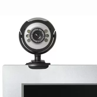 Defender C-110 web kamera, crno-siva 0.3 Mpix, USB 2.0, za prijenosno računalo/LCD