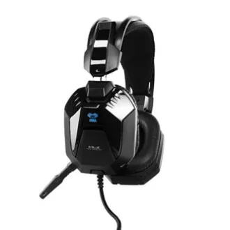 E-blue Cobra H 948 gamerske slušalice s mikrofonom, žičane, crne, 2x 3,5 mm priključak