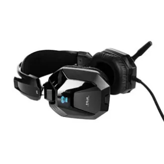 E-blue Cobra H 948 gamerske slušalice s mikrofonom, žičane, crne, 2x 3,5 mm priključak
