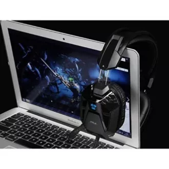 E-blue Cobra H 948 gamerske slušalice s mikrofonom, žičane, crne, 2x 3,5 mm priključak