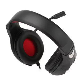 Marvo HG8928 slušalice s mikrofonom, žičane, crne, s pozadinskim osvjetljenjem, 3,5 mm priključak + razdjelnik