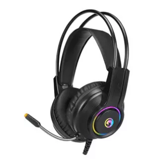 Marvo HG8935 slušalice s mikrofonom, žičane, crne, s pozadinskim osvjetljenjem, USB Marvo HG8935 slušalice s mikrofonom, žičane, crne, s pozadinskim osvjetljenjem, USB