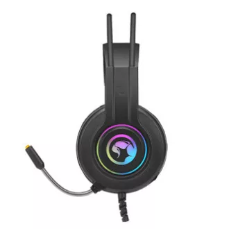 Marvo HG8935 slušalice s mikrofonom, žičane, crne, s pozadinskim osvjetljenjem, USB Marvo HG8935 slušalice s mikrofonom, žičane, crne, s pozadinskim osvjetljenjem, USB