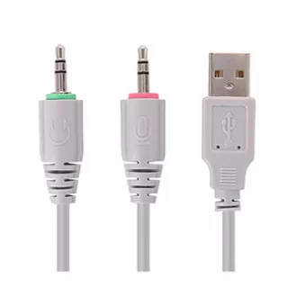 Marvo HG8936 slušalice s mikrofonom, žičane, ružičaste, pozadinsko osvjetljenje, 3,5 mm priključak + USB
