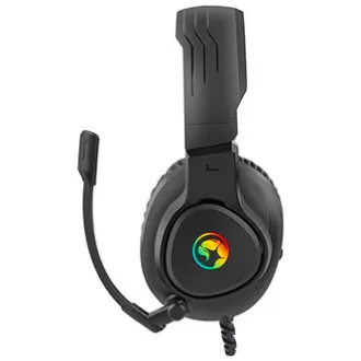 Marvo HG8958 slušalice s mikrofonom, žičane, crne, gaming, 3,5 mm priključak + razdjelnik + USB