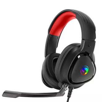 Marvo HG8958 slušalice s mikrofonom, žičane, crne, gaming, 3,5 mm priključak + razdjelnik + USB