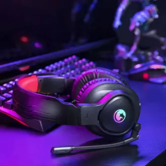 Marvo HG8958 slušalice s mikrofonom, žičane, crne, gaming, 3,5 mm priključak + razdjelnik + USB