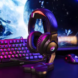 Marvo HG8958 slušalice s mikrofonom, žičane, crne, gaming, 3,5 mm priključak + razdjelnik + USB