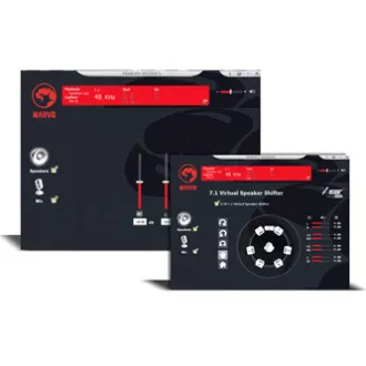 Marvo HG9065 slušalice s mikrofonom, žičane, crne, 7.1 (virtualne), igraće
