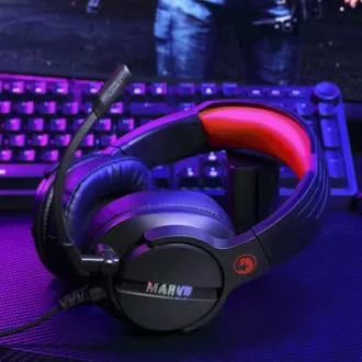 Marvo HG9065 slušalice s mikrofonom, žičane, crne, 7.1 (virtualne), igraće