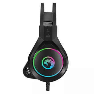 Marvo HG8901 slušalice s mikrofonom, žičane, crne, USB