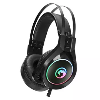 Marvo HG8901 slušalice s mikrofonom, žičane, crne, USB