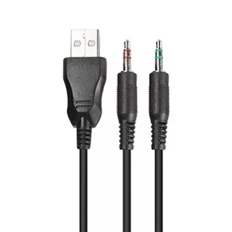 Marvo HG8901 slušalice s mikrofonom, žičane, crne, USB