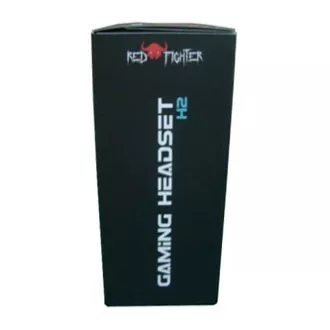 Red Fighter H2 gamerske slušalice s mikrofonom, žičane, crno-crvene, 2x 3,5 mm priključak