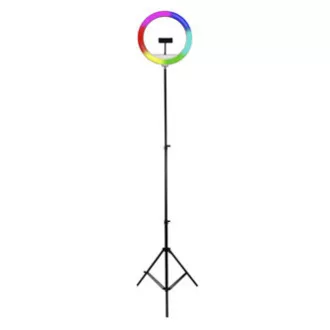 Powerton LIFE RING LIGHT, prstenasto svjetlo od 13", podešavanje boje i svjetline, držač za telefon i tronožac, RASPRODAJA Powerton LIFE RING LIGHT, prstenasto svjetlo od 13", podešavanje boje i svjetline, držač za telefon i tronožac, RASPRODAJA