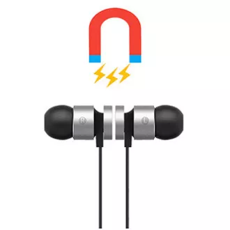 Powerton LIFE ARIVO bežične Bluetooth slušalice, crno-srebrne