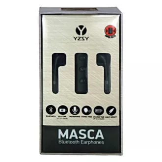 YZSY MASCA slušalice s mikrofonom, bežične, crne, bluetooth, MALOPRODAJA