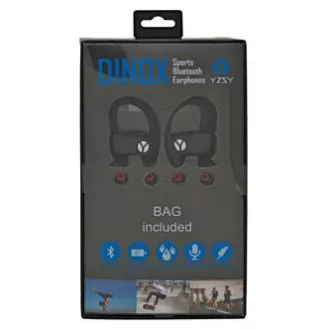 YZSY DINOX slušalice s mikrofonom, bežične, crne, bluetooth