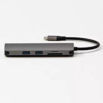 USB 3.1 Type-C priključna stanica siva, potpuno novo, HDMI, RJ45, microSD, USB C (PD), 2x USB3.0 USB 3.1 Type-C priključna stanica siva, potpuno novo, HDMI, RJ45, microSD, USB C (PD), 2x USB3.0