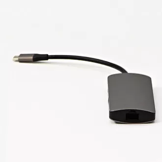 USB 3.1 Type-C priključna stanica siva, potpuno novo, HDMI, RJ45, microSD, USB C (PD), 2x USB3.0 USB 3.1 Type-C priključna stanica siva, potpuno novo, HDMI, RJ45, microSD, USB C (PD), 2x USB3.0