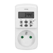 Utičnica s elektronskim timerom Mini 230V, 50Hz, max 1800W, Virone, timer, 10 programa, 2P+Z