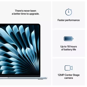 Apple MacBook Air 15.3" 2880x1864/10C M4/10C GPU/16GB/256GB_SSD/SAD/Dark Ink (2025) - američka verzija tipkovnice