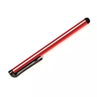 Touch pen, kapacitivna, metalna, crvena, za iPad i tablet