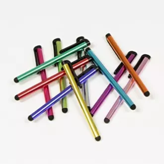 Touch pen, kapacitivna, metalna, crvena, za iPad i tablet