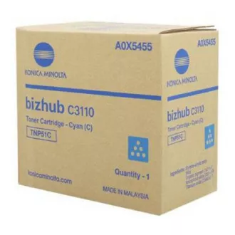 Konica Minolta TNP-51 (A0X5455) - toner, cyan (azurni)