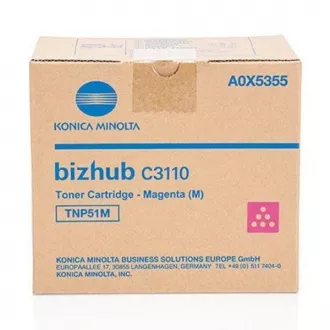 Konica Minolta TNP-51 (A0X5355) - toner, magenta (purpurni)