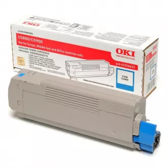 Oki 5550 (43324423) - toner, cyan (azurni)