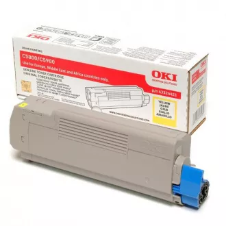 Oki 5550 (43324421) - toner, yellow (žuti)