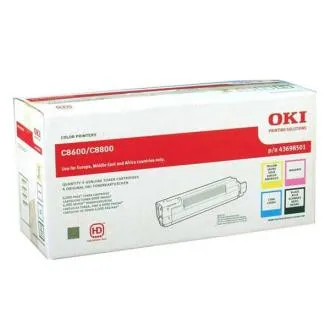 Oki C8600 (43698501) - toner, black + color (crni + šareni)
