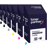 MultiPack TonerPartner tinta PREMIUM za HP 72 (C9370A, C9371A, C9372A, C9373A, C9374A, C9403A), black + color (crna + šarena)