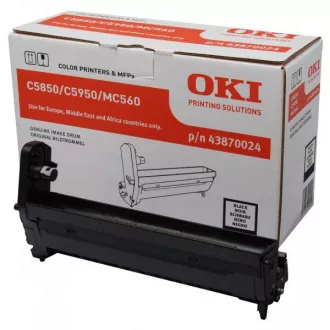 Oki 43870024 - bubanj, black (crna)