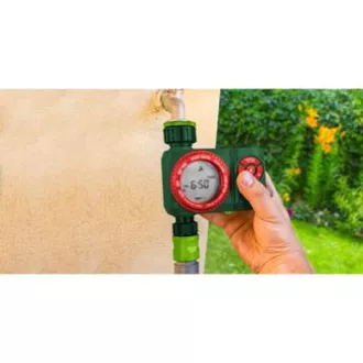 Verto elektronički vremenski prekidač s 4 funkcije, maksimalno vrijeme isključivanja 360 minuta, 1/2" i 3/4", zeleni, 15G751