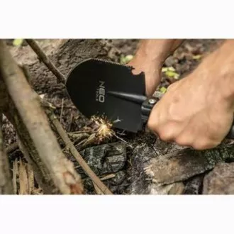 Neo Tools Viac 8-u-1 lopata za preživljavanje