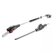 Set pile i škara za živicu, 58G098, baterija, 18V, bez baterije, grafit