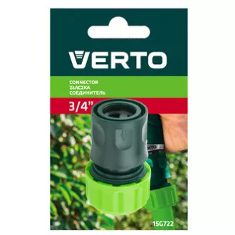 Verto brza spojnica, plastični materijal, 3/4", zelena, 15G722