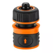 NEO TOOLS brza spojnica s funkcijom STOP, plastični materijal, 1/2", narančasto-crna, 15-721